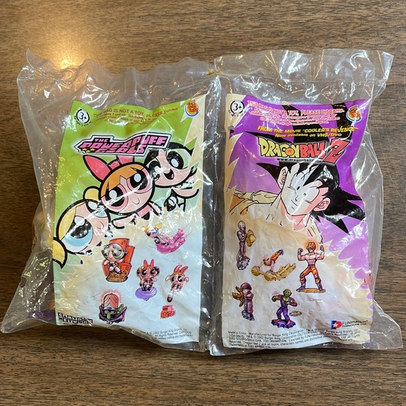 BK Powerpuff Girls and Dragonball Z Toy Set - Error package - Picture 1 of 8